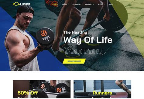 50+ Best Fitness Gym Website Templates 2022 - Page 2 of 2 - freshDesignweb