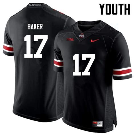 Men's Nike Ohio State Buckeyes Jerome Baker #17 Red College Football ...