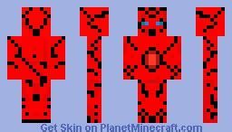 Red demon (moving eyes) Minecraft Skin