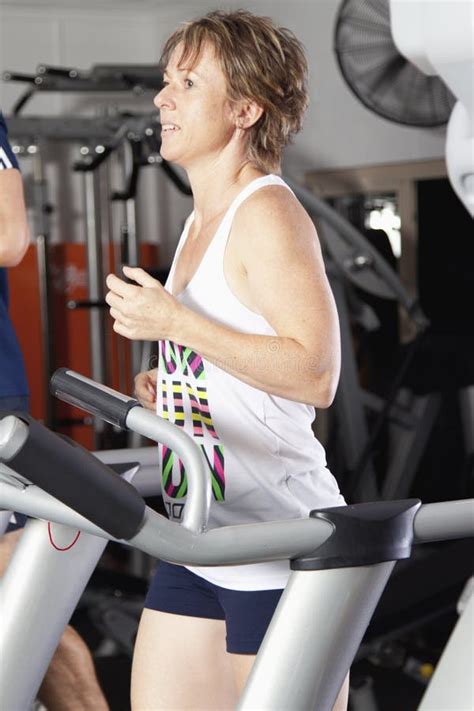 Mature Woman At Fitness Centre Stock Photo - Image: 24905446