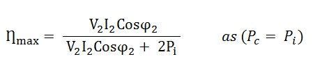 What is Transformer Efficiency? - Maximum Condition of Efficiency ...