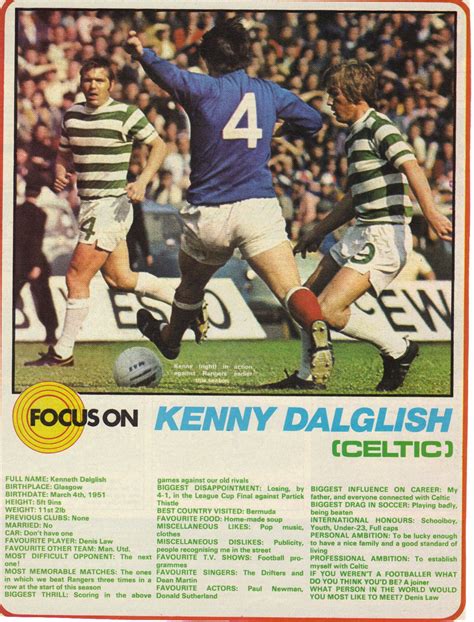 The Bhoy in the Picture: Dalglish | The Celtic Underground