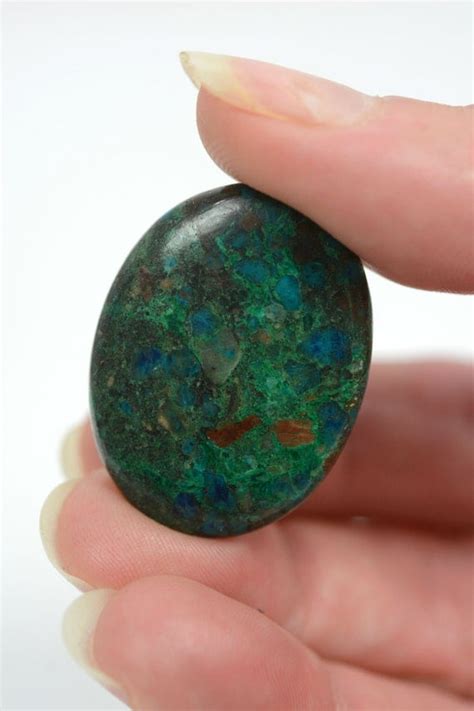 23ct Rare genuine eilat stone Gemstone Cabochon by Shimbra