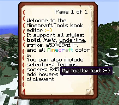 Minecraft Book Editor