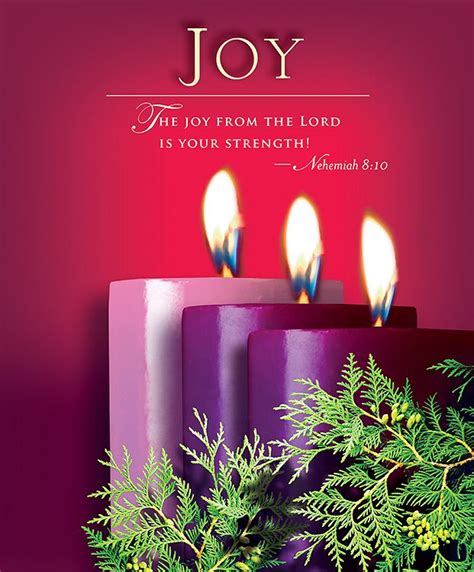 3rd Sunday of Advent || Pink Candle = Joy | Christmas greetings messages, Christmas advent ...