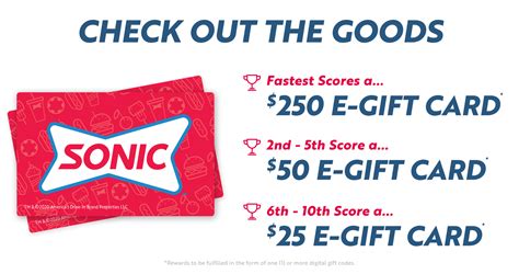 Possible FREE Sonic Gift Card | VonBeau