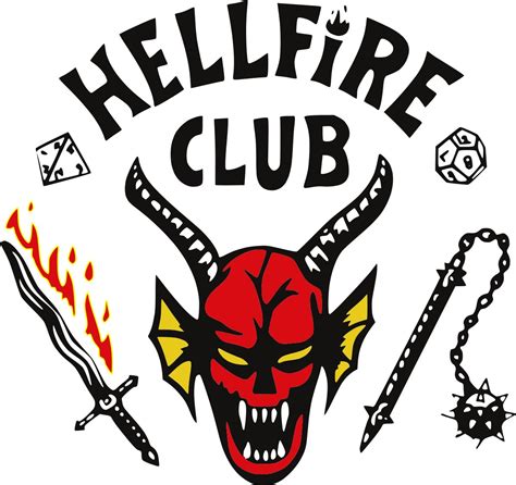 logo para camisa o proyecto silhouette cameo hell fire club | Tu Cameo