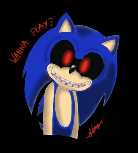 Sonic EXE. Me: not particularly | Sonic, Sonic fan art, Tails doll