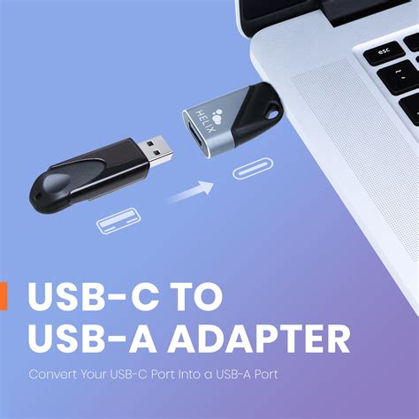 USB-C to USB-A Travel Adapter – Helix