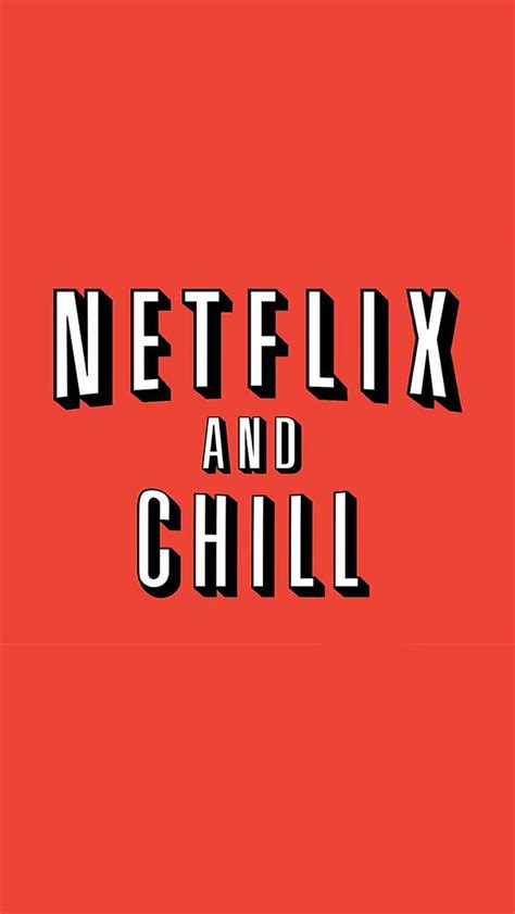 Netflix and Chill, funny, logo, manpie, red, white, HD phone wallpaper | Peakpx