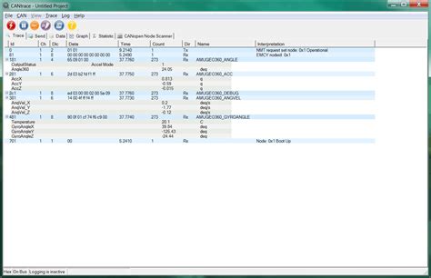 CANtrace - CAN bus Analyzer software - TK Engineering Oy