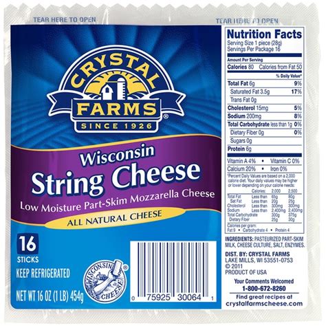 String Cheese Nutrition Facts | Blog Dandk