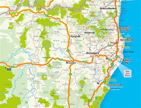 Discover Ballina - Ballina Shire Towns and Villages Maps