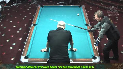 Efren Reyes VS Earl Strickland The Battle of Legends at Steinway Billiards Part 1 8 Ball A ...