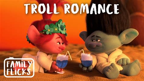 Queen Poppy and Branch Fall in Love | Trolls World Tour | Family Flicks - YouTube