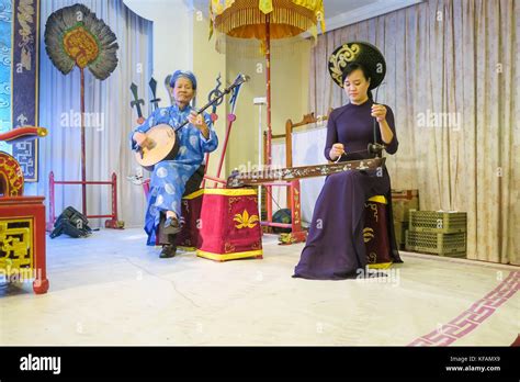 Traditional Vietnamese musical instruments - Hue Vietnam Stock Photo - Alamy