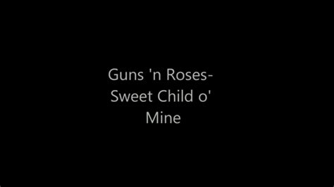 Sweet Child of Mine - YouTube