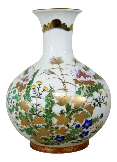 Vintage Hand Painted Floral Vase on Chairish.com Porcelain Dress ...