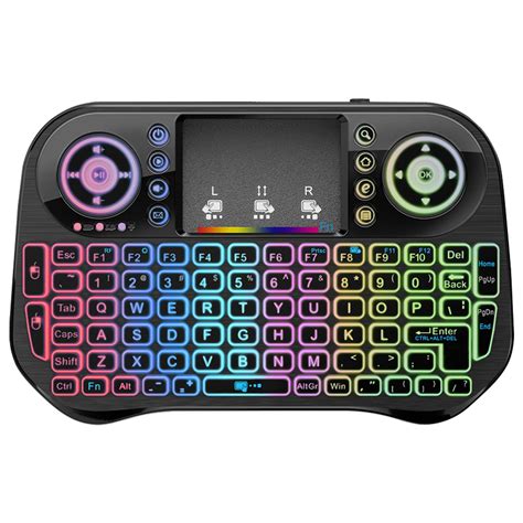 Buy LONGYI i10 Mini Wireless Keyboard, Smart TV Keyboard, Android Keyboard with Touchpad, 2.4G ...