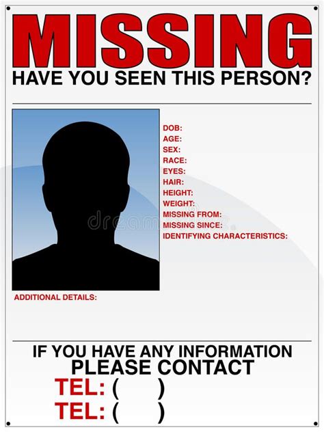 Missing Person Poster. A template for a missing persons poster , #spon ...