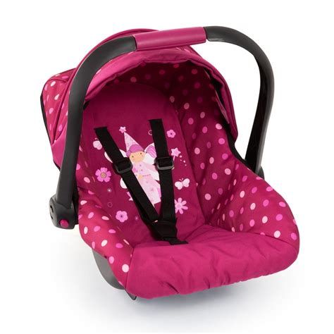 Baby Doll Deluxe Car Seat with Canopy - Polka Dots - Walmart.com ...