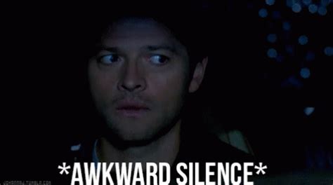 Awkward Silence Silence GIF - Awkward Silence Silence Misha Collins ...