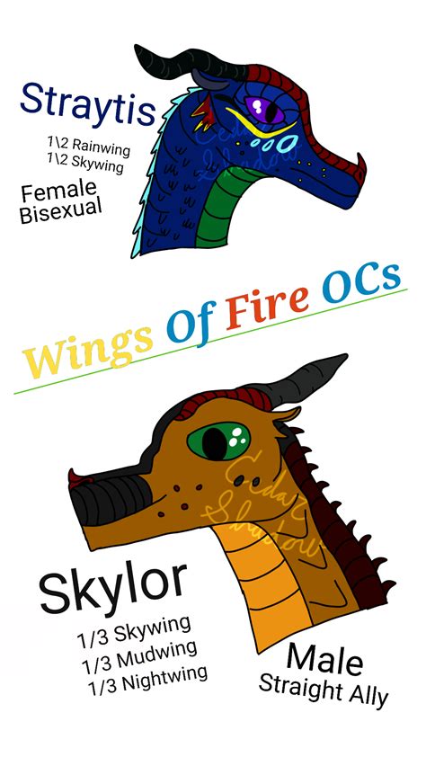 Wings of Fire OCs by EagleLeaf on DeviantArt