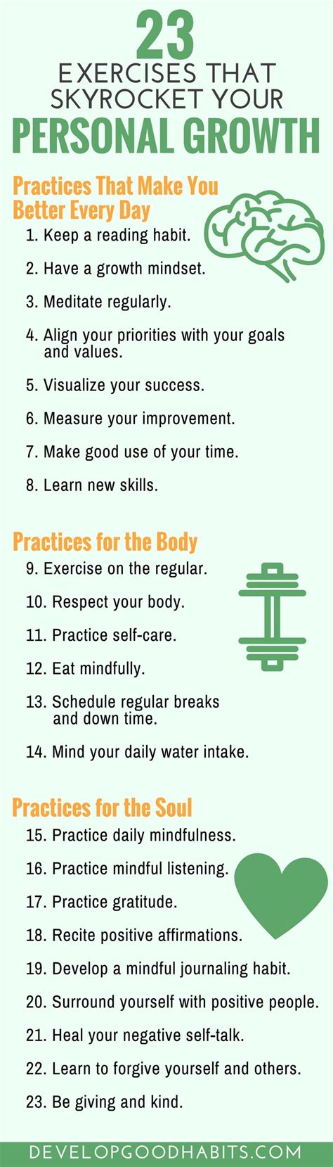 23 Exercises & Activities to Practice Daily Self-Improvement