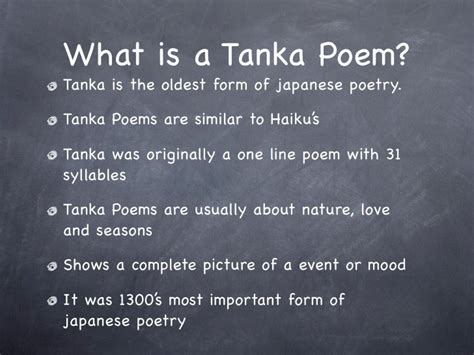 Tanka poems