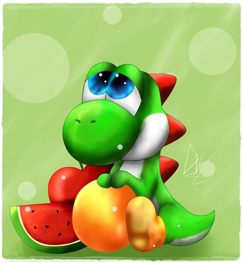 Chibi Yoshi by Denia-DN on DeviantArt