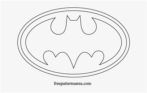 Batman Logo Symbol And Silhouette Stencil Vector - Batman Logo Outline ...