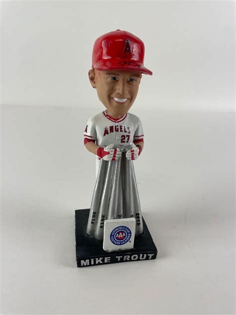 Lot Detail - Mike Trout Signed 2018 Silver Slugger Bobblehead (PSA/DNA)