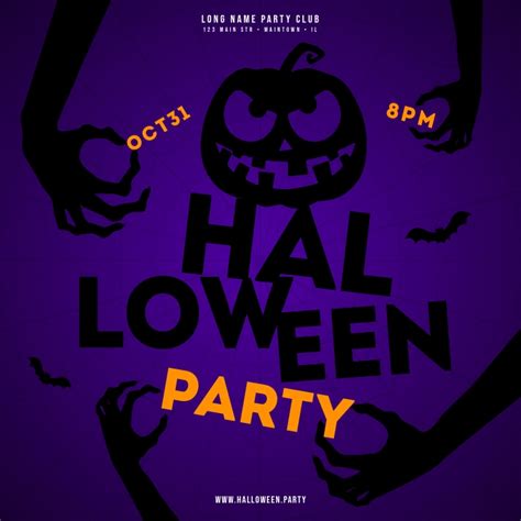 HALLOWEEN PARTY BANNER Template | PosterMyWall