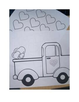 Little Blue Truck's Valentine Craft by Brenda De Jesus Acosta | TPT