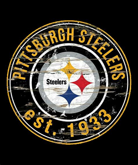 Pittsburgh Steelers 1933 Digital Art by Dastay Store | Fine Art America