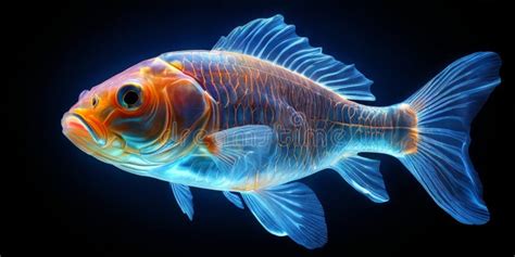 Stunning X-Ray of a Goldfish: Revealing Inner Beauty Stock Illustration - Illustration of ...