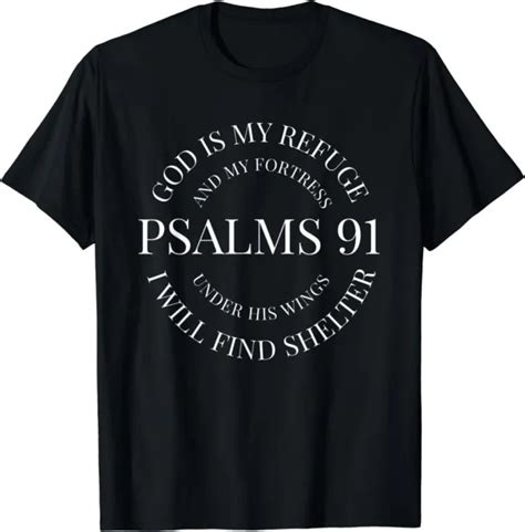 NEW LIMITED GOD Is My Refuge And My Fortress Psalm 91 Under His Wings T ...