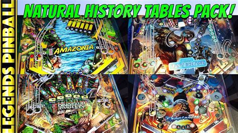 Legends Pinball Natural History Pack - My First Look - YouTube