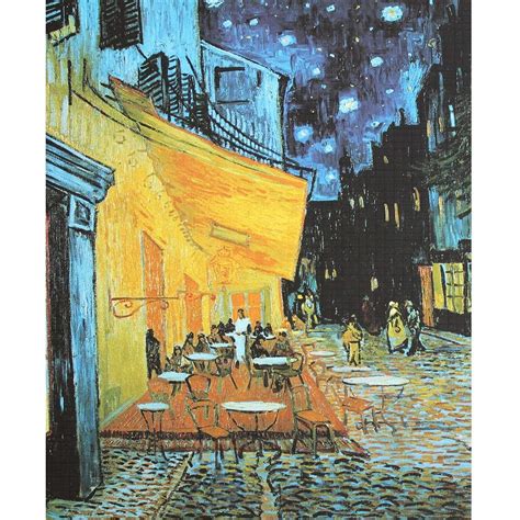 Buy Moruska Cafe Terrace at Night by Vincent Van Gogh Jigsaw Puzzle 1000 Piece Art Puzzles for ...