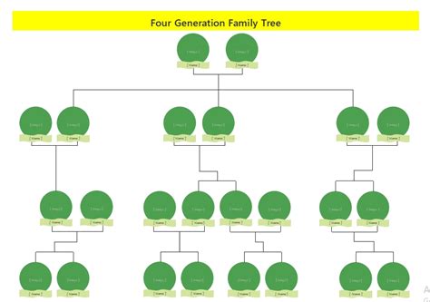 5+ 10 generation family tree template excel | Template Business PSD ...