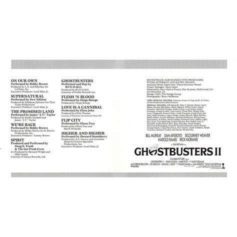 Ghostbusters 2 - Soundtrack - CD - Cinéma Passion