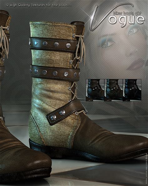 Vogue for Biker Boots G2F 3D Figure Assets Sveva