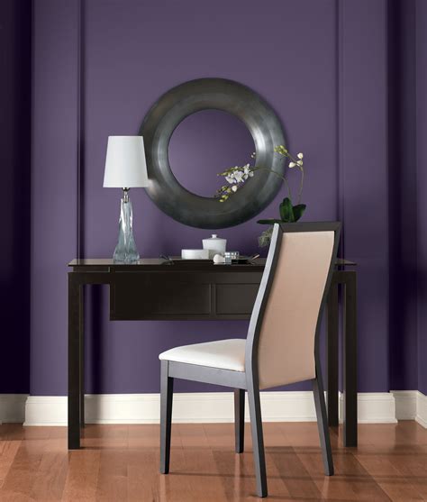 Painting | Dark purple walls, Purple wall paint, Dark purple room