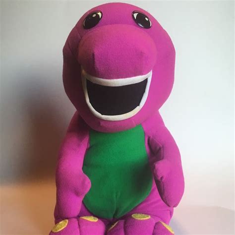 ThePoetryOfNice shared a new photo on Etsy | Barney, Barney the dinosaurs, Plush