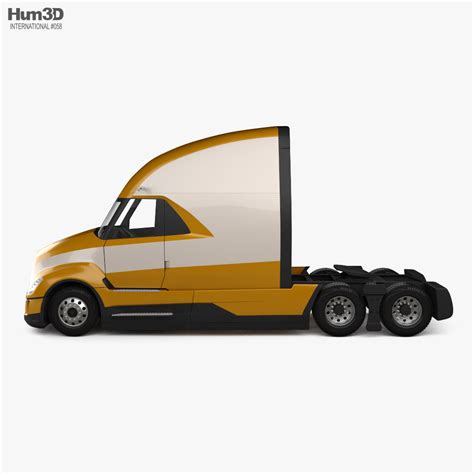 International SuperTruck II 2023 3D model - Vehicles on 3DModels