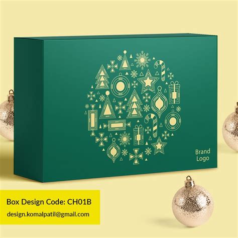 Christmas gift box packaging design | Christmas packaging design, Christmas packaging, Christmas ...