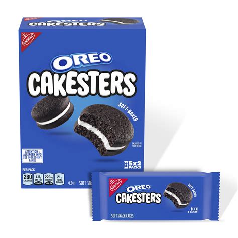 OREO Cakesters Soft Snack Cakes, 5 - 2.02 oz Snack Packs - Walmart.com