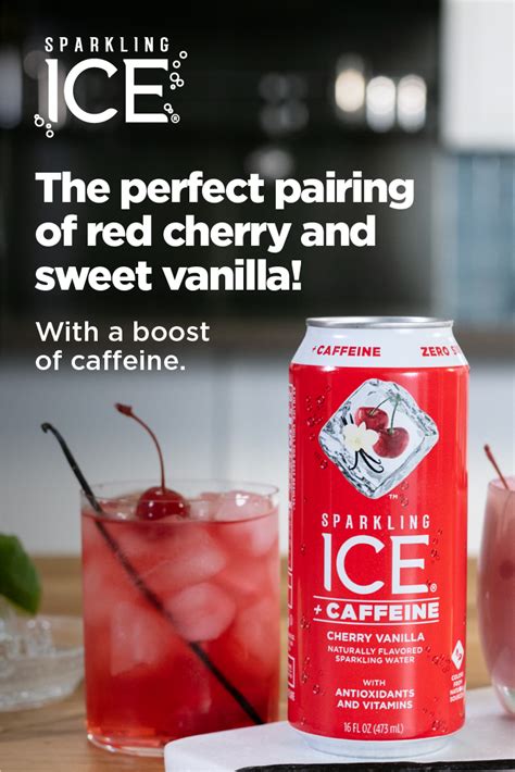 Sparkling Ice +Caffeine Cherry Vanilla Bombshell | Yummy drinks, Recipes, Summer drinks