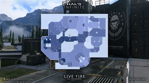 Halo Infinite maps: Live Fire and Recharge weapon spawn locations