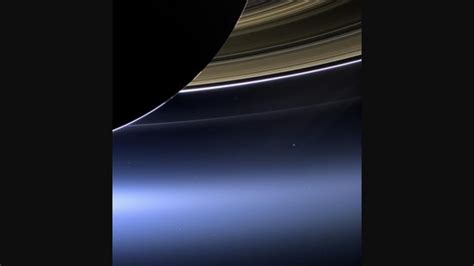 Nasa tweets a photo of 'blue dot' Earth below Saturn's rings. See pic ...